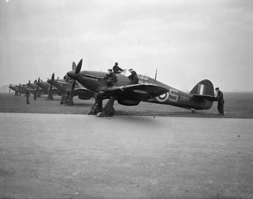 Hurricane Mk IIB night fighters