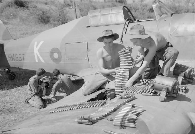 Hurricane Mk IIC HW557 of No 28 Squadron RAF