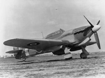 Hurricane Mk IVD KZ193 fitted with two 40mm Vickers Type S guns
