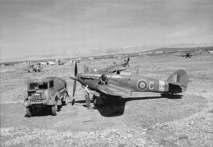 Hawker Hurricane Mk IV at Prkos Yugoslavia