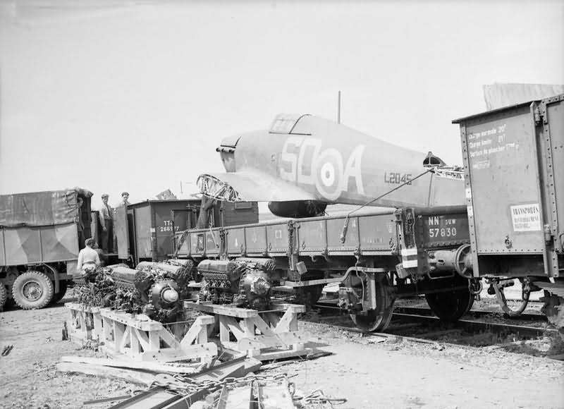 Hurricane Mk I L2045 code SD-A of No 501 Squadron
