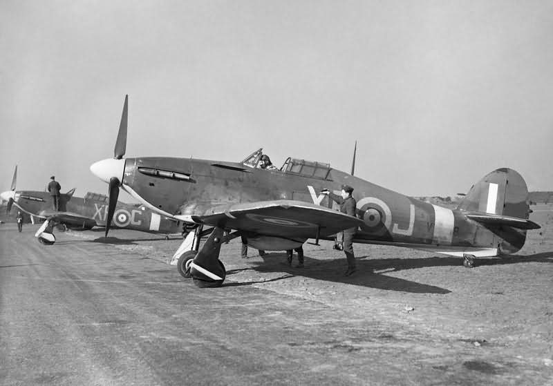 Hawker Hurricane of No 71 Eagle Squadron RAF