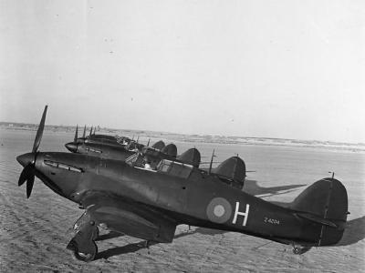Hurricane Mk I Z4204 H of B Flight No 30 Squadron RAF at Idku Egypt