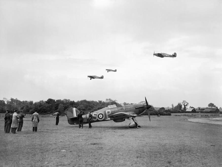 Hurricane Mk I of the 56 Squadron P2764
