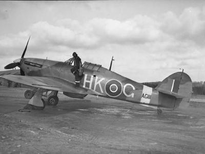 Hurricane Mk X AG111 No 59 OTU