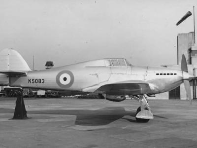 Hurricane Prototype K5083 1st Modifications at Brooklands