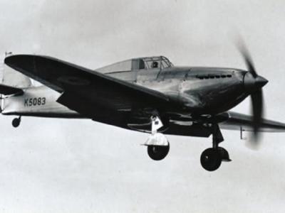 Hurricane prototype K5083 1935 in flight