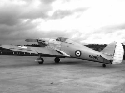 Hurricane prototype K5083 1935 left side view