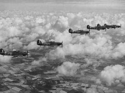 Hurricanes IIB of No 601 Squadron