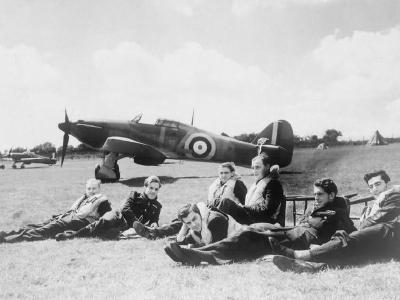 Pilots of B Flight No 32 Squadron Battle of Britain