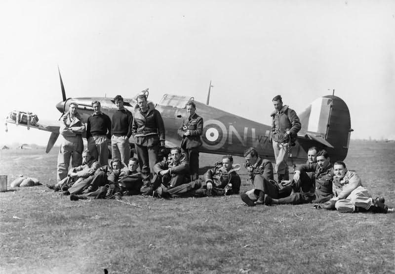 Pilots of No 33 Squadron RAF at Larissa Greece