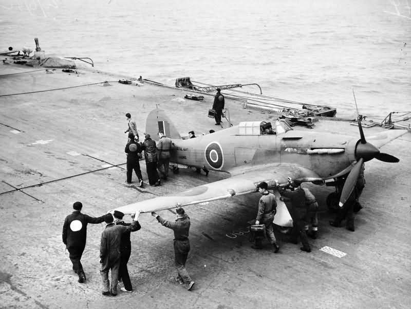 Sea Hurricanes on HMS Victorious