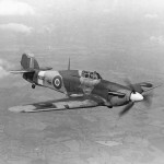 Hurricane Mk I W9232 in flight