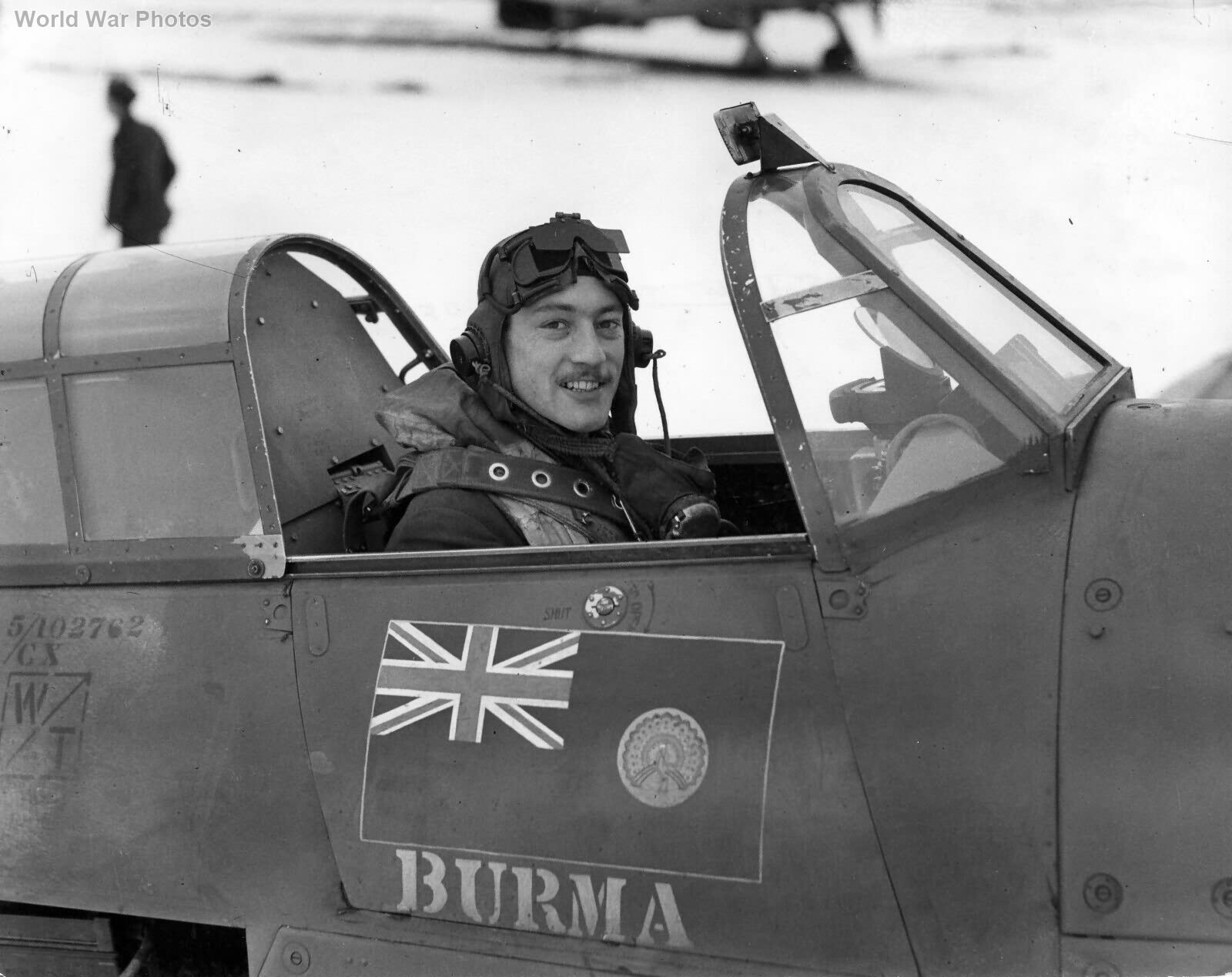 Robert Stanford Tuck in his Hurricane