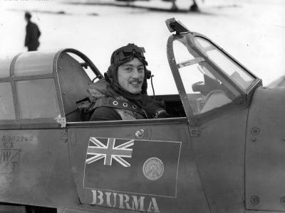 Robert Stanford Tuck in his Hurricane