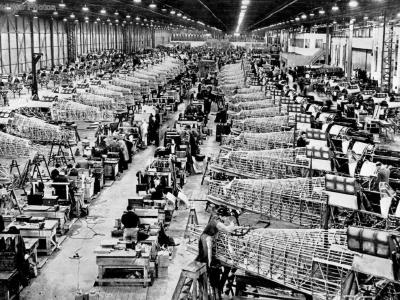 Hawker Hurricanes production line