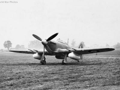 Hawker Hurricane with drop tanks