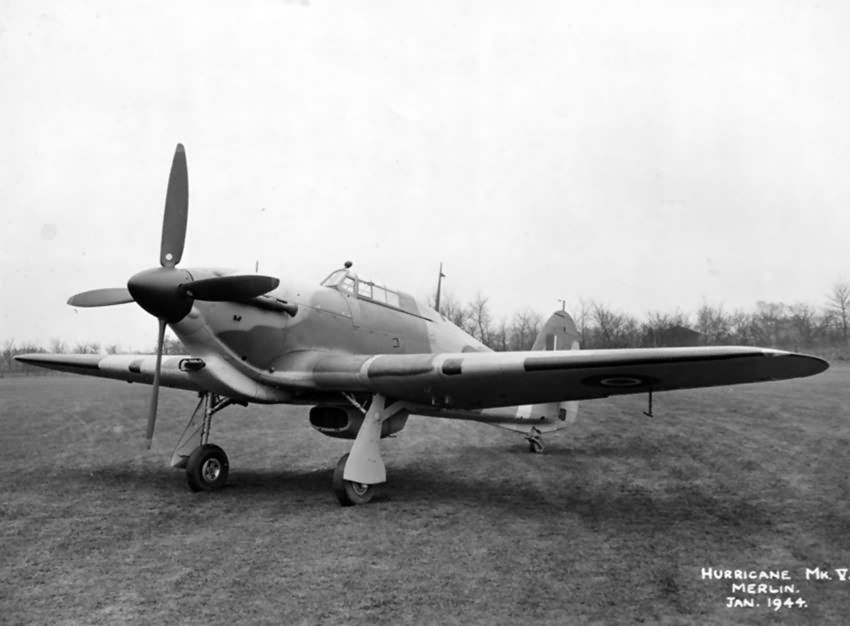 Hurricane Mk V prototype NL255 1944 2