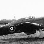 Side-on view of a Hawker Hurricane Mk IIc