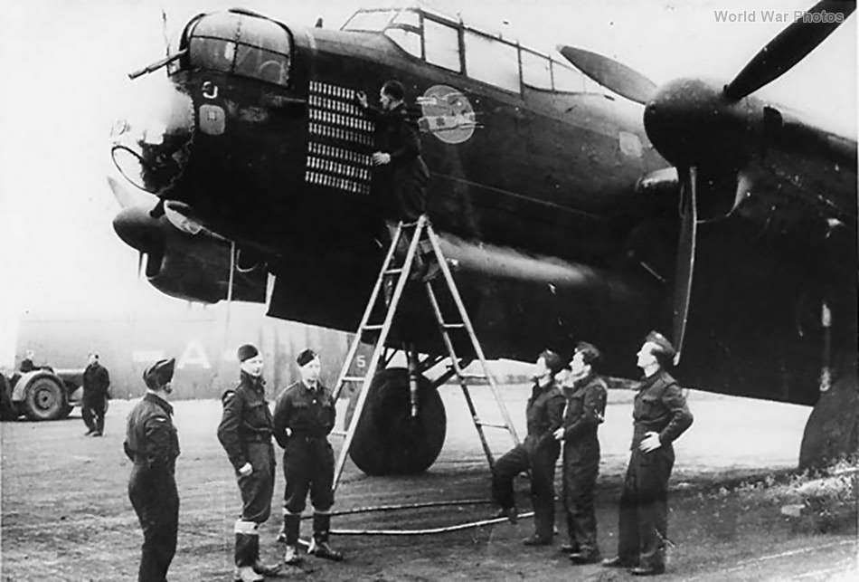 Lancaster ND709 After 100th Op Downham Market
