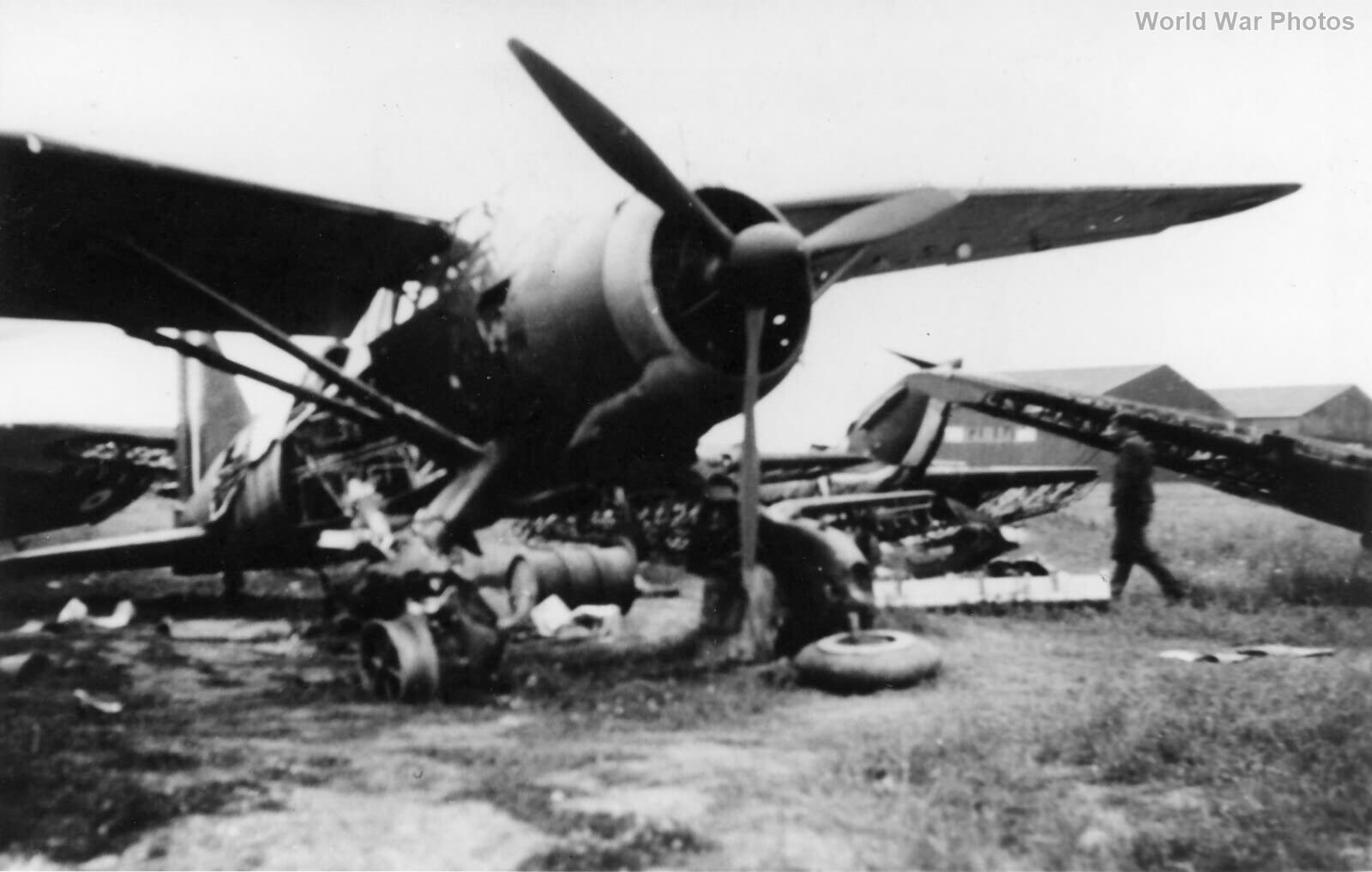 Lysander and Hurricanes in France jul 1940