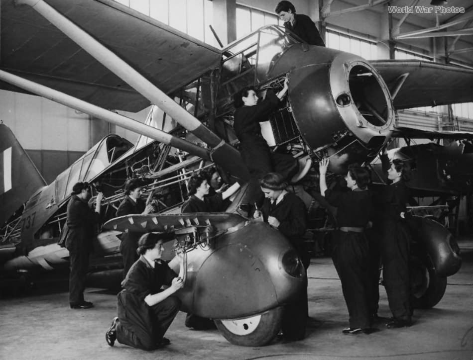 Westland Lysander factory