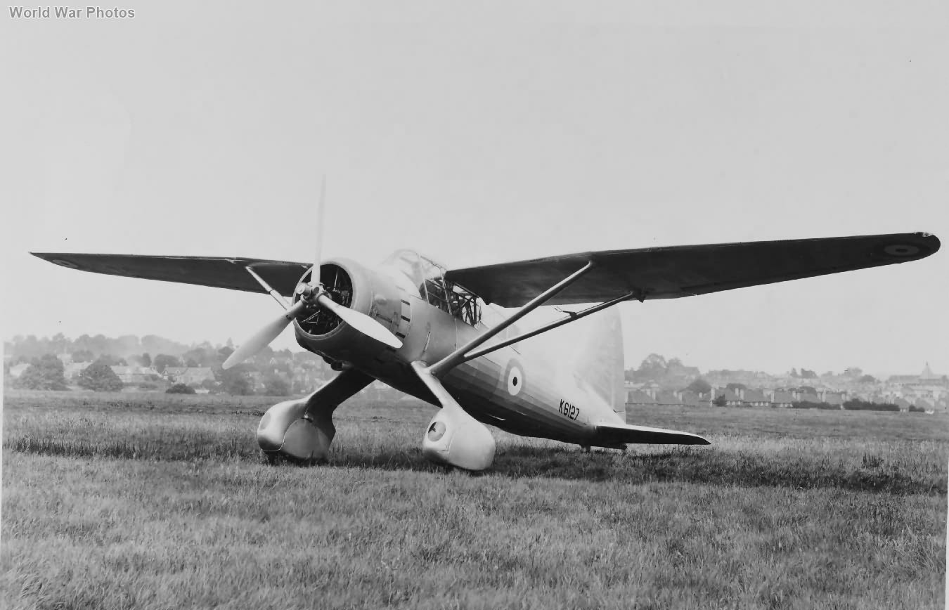 Lysander prototype K6127 1936