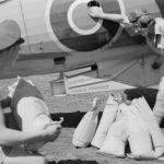 Westland Lysander and DDT bags Sicily 1943