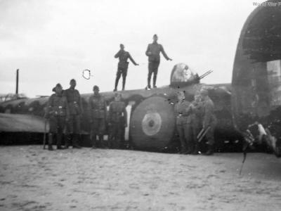 Manchester L7380 EM-W of 207 Squadron RAF force-landed 3