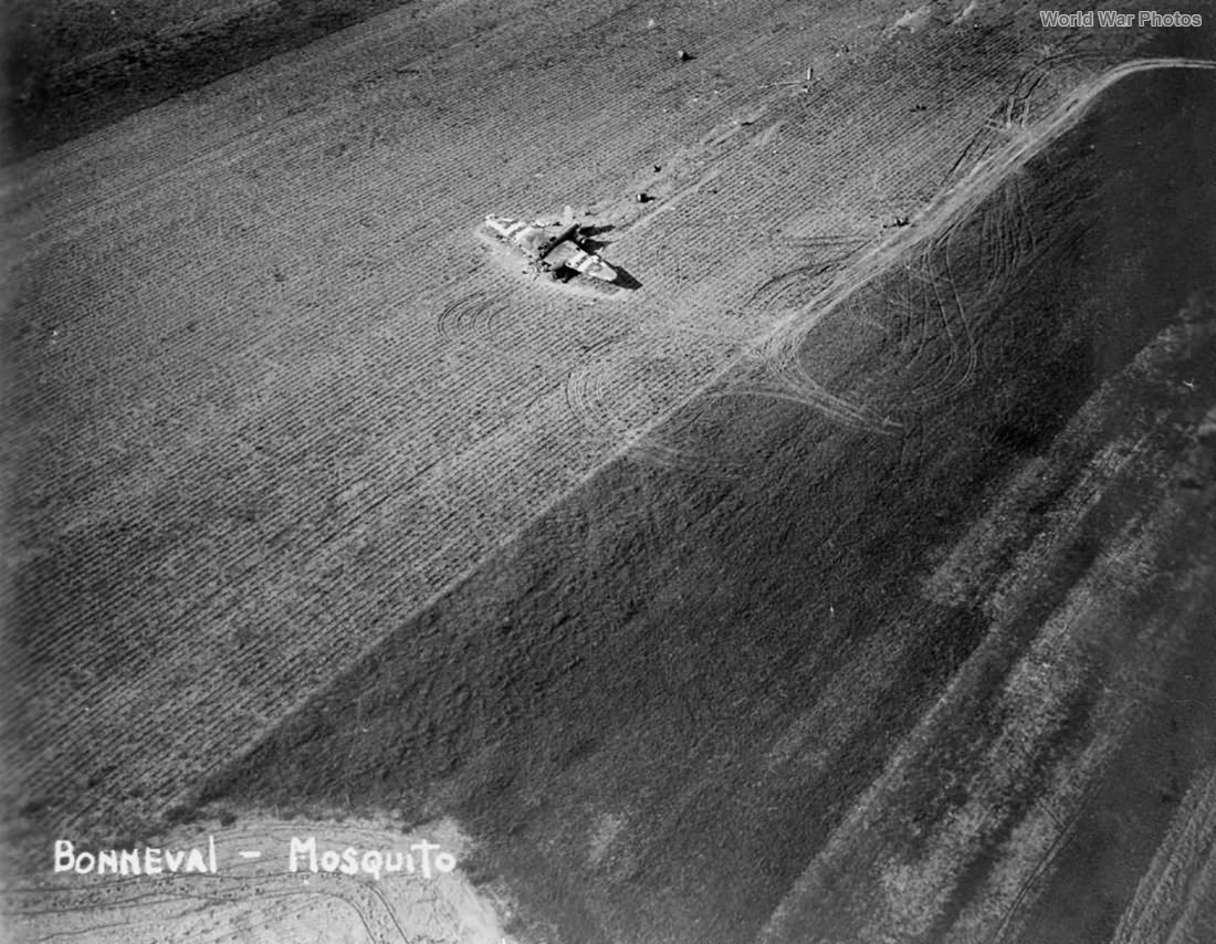 Crashed Mosquito Bonneval, France 1944