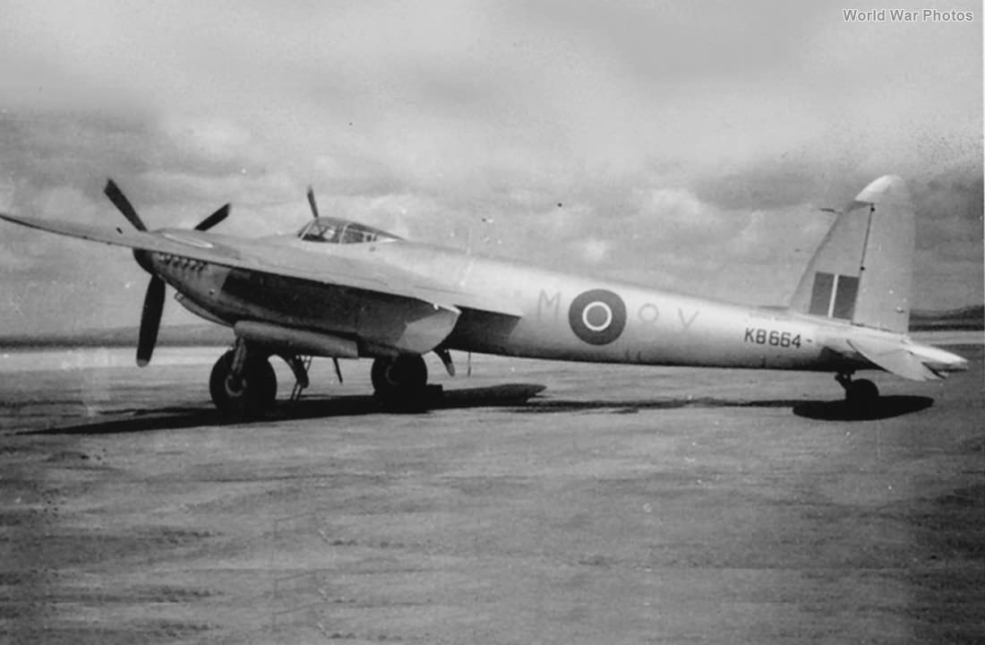 Mosquito Mk 25 KB664 of Royal Navy 728 Squadron