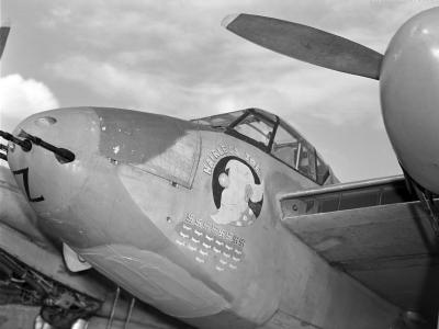 Mosquito 418 Sqn with nose art