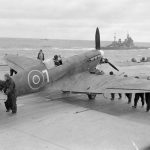 Supermarine Seafire II of No. 801 Squadron