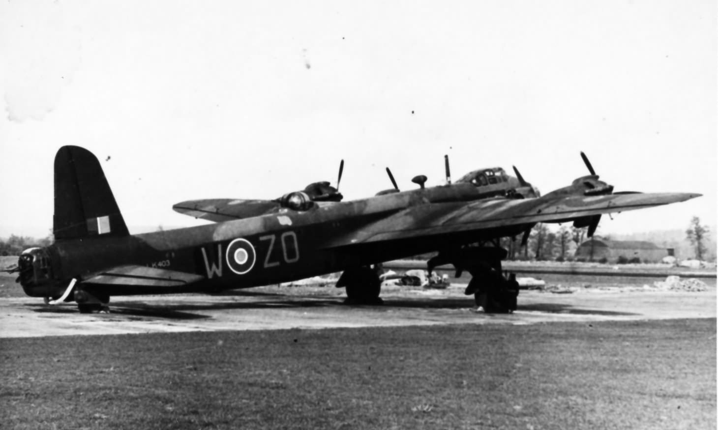 Stirling Mk III ZO-W LK403 of No. 196 Squadron RAF