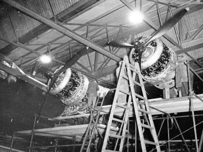 Stirling Bristol Hercules engines