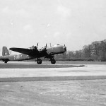Short Stirling Bomber code XT-M of No. 1657 Heavy Conversion Unit RAF