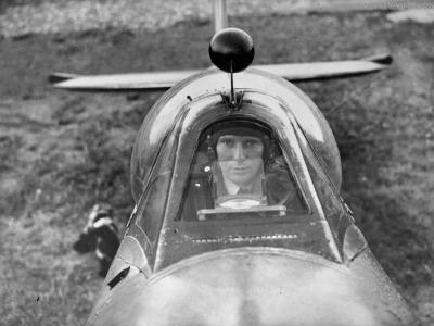 SL Checketts in the cockpit