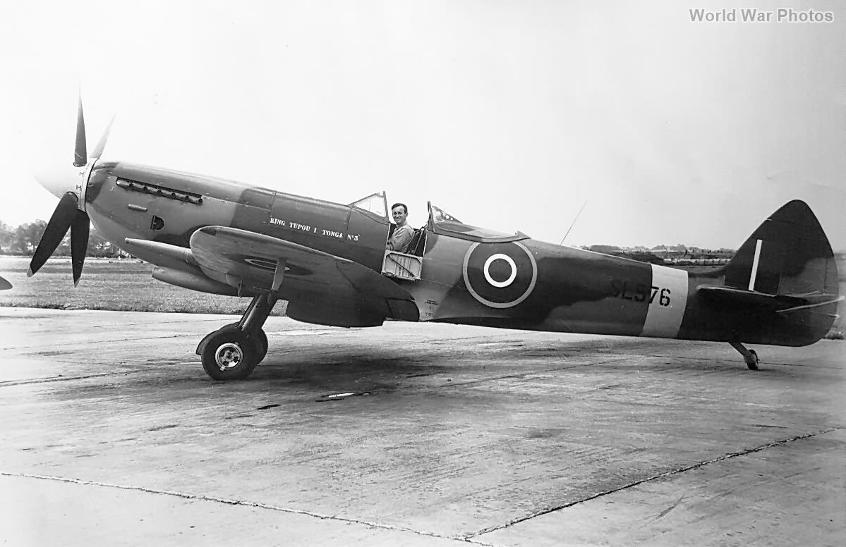 Spitfire LFXVI on the ground