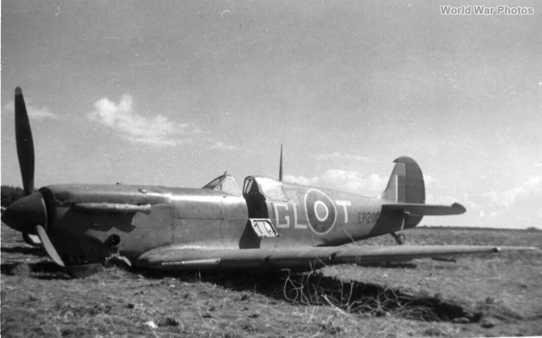 Crashed Spitfire Mk Vb