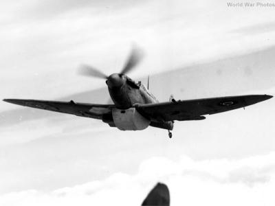 Spitfire Vc BR202 Prototype with extra tank