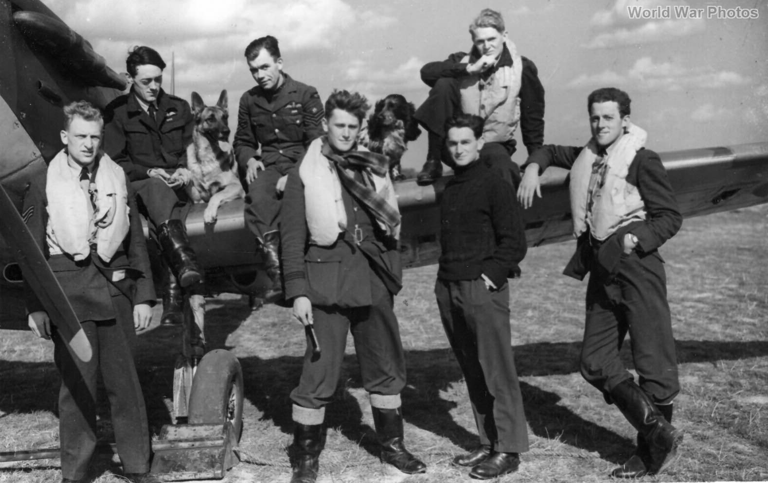 Spitfire pilots 19 Sqn 1940