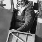 FLt Alan Deere in cockpit