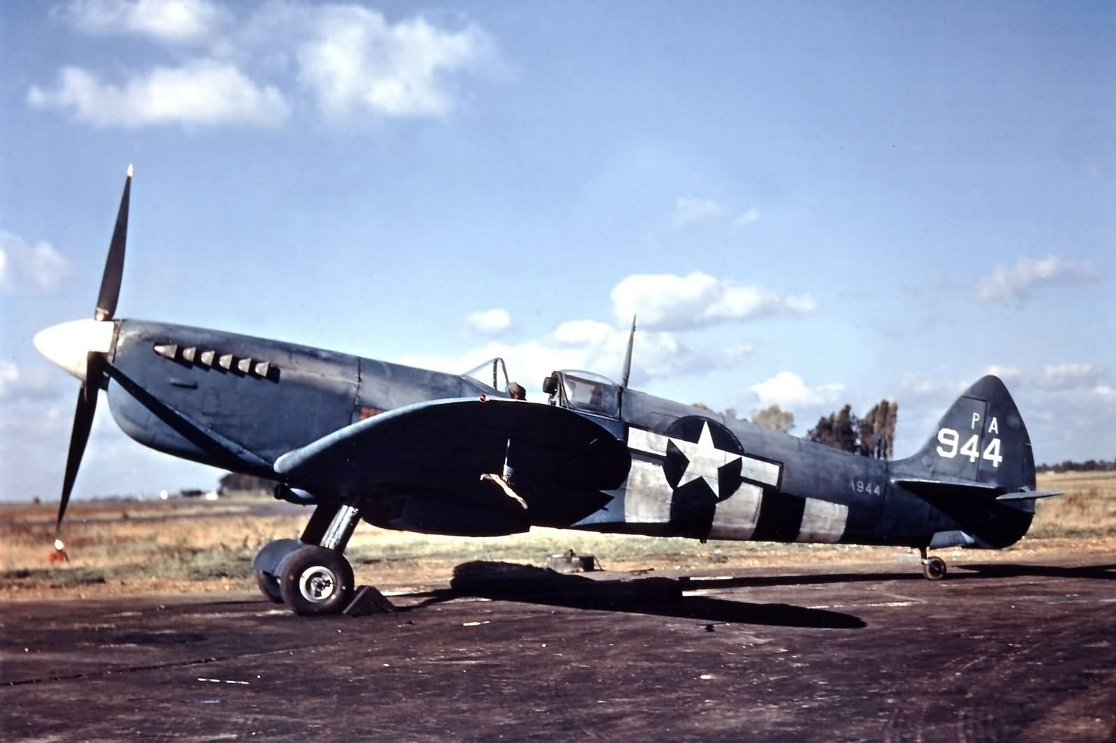 American Supermarine Spitfire Mk XI PA944 14th PS 7th PRG