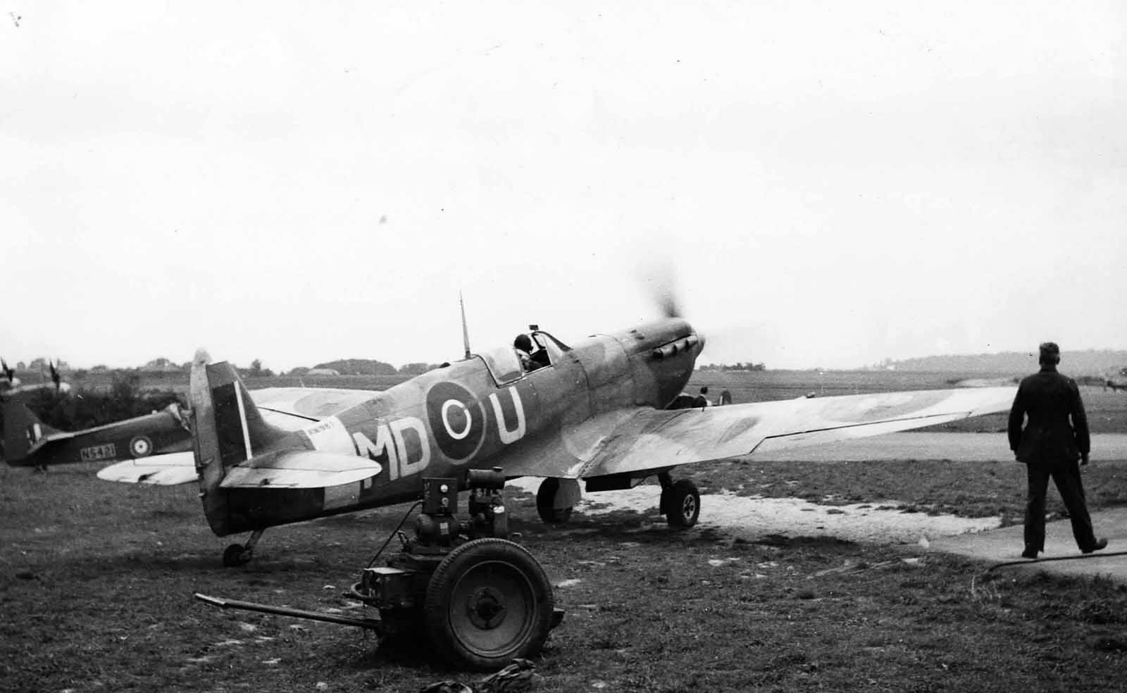 Spitfire MD-U of the 133 (Eagle) Squadron RAF