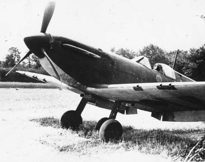 Spitfire Mk I flown by Richard Hardy of 234 Squadron N3277 code AZ-H Cherbourg 1940