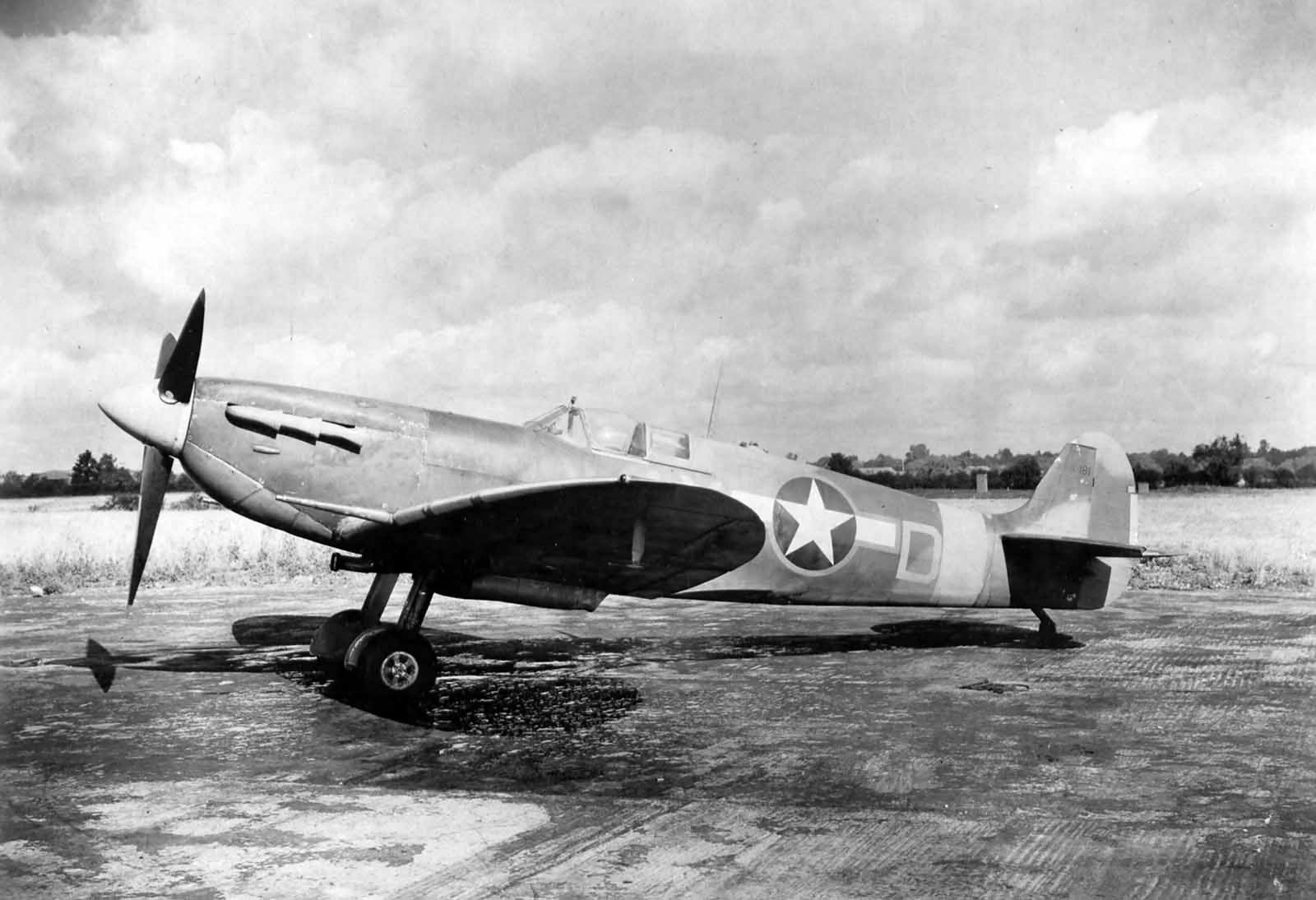 Spitfire Mk Vb of the 107th Tactical Reconnaissance Squadron England