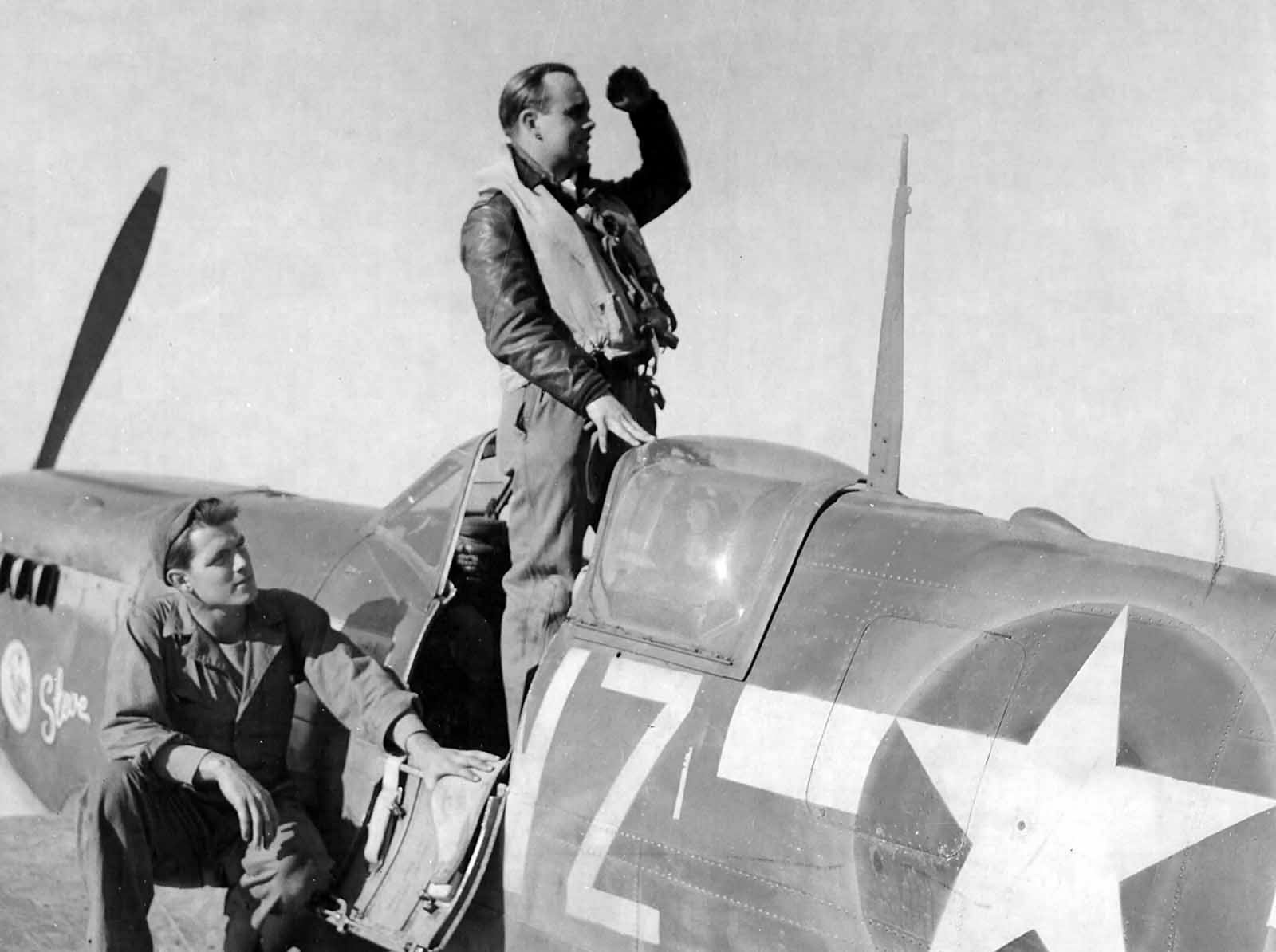 Spitfire Mk Vc trop Steve pilot Lt R J Connor 309th Fighter Squadron 31st FG