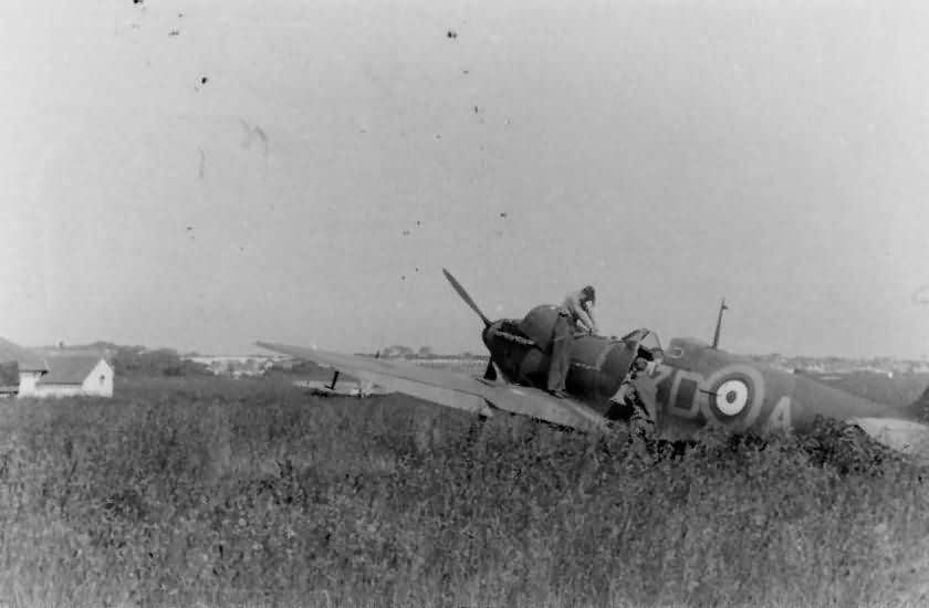 Captured Supermarine Spitfire Mk I