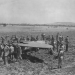 Crashed Supermarine Spitfire