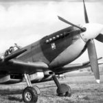 Flt Lt Zulikowski of No 306 Polish Squadron in the cockpit of his Spitfire Mk IXc, serial BS456, UZ-Z